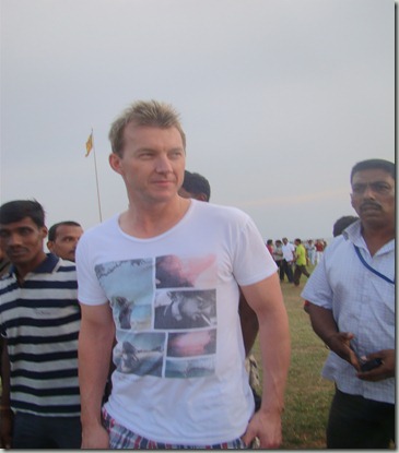 Brett Lee In Colombo