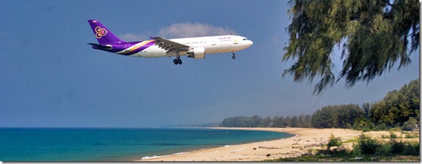 Phuket Airport Landing